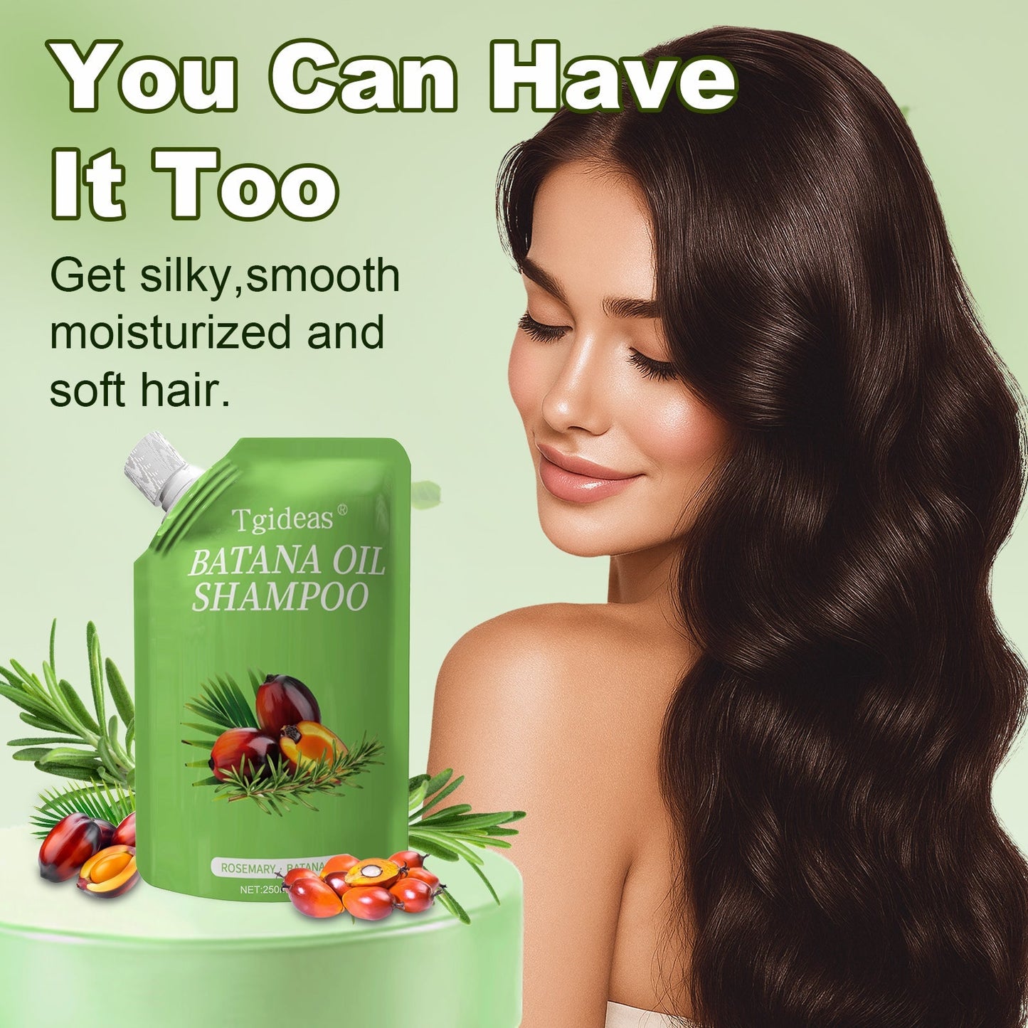 Tgideas Batana Oil & Rosemary Volumizing Shampoo-zrl