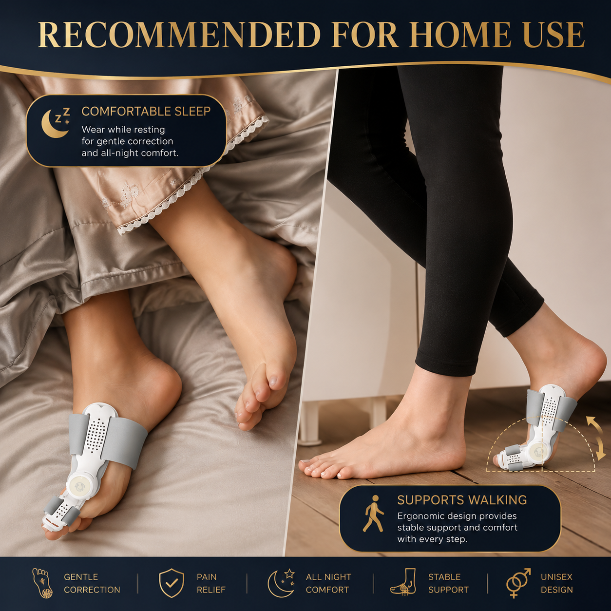 Pain Relief Bunion Toe Corrector - (IMPORTED W/O KNOB)