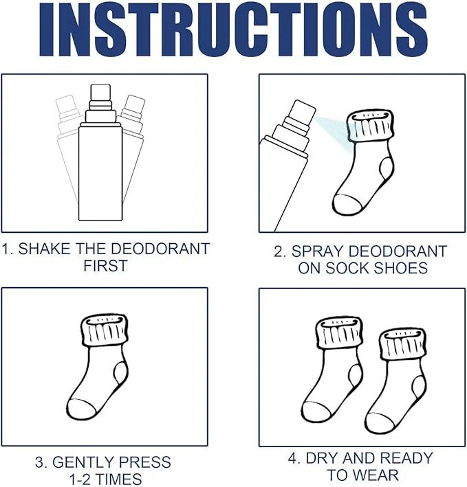 Foot Deodorant Odor Spray