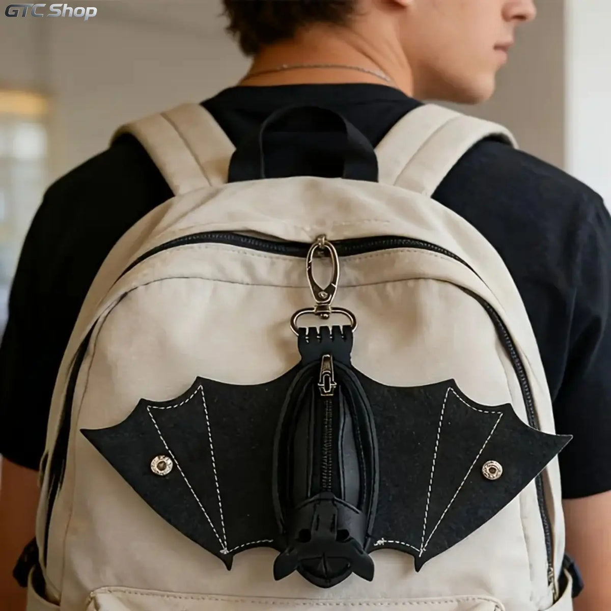Bat Shaped Gothic Mini Wallet Bag for Halloween Festival Outfits