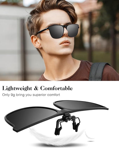Polarized Clip-On Sunglasses