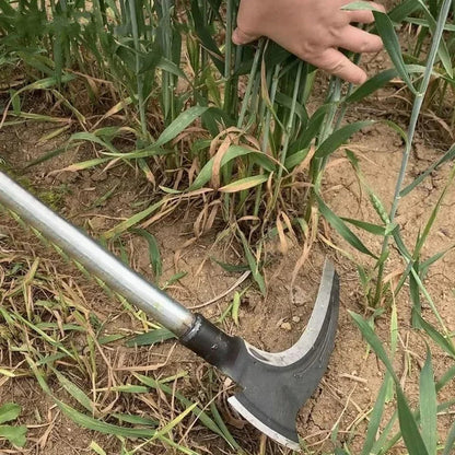 Multifunctional farmers sickle with axe