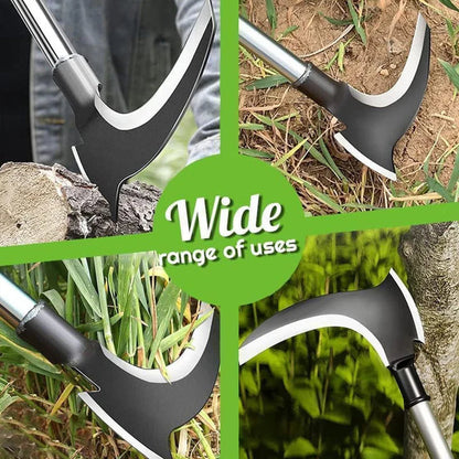 Multifunctional farmers sickle with axe