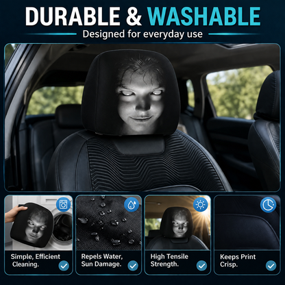 Ghost Face Headrest Covers