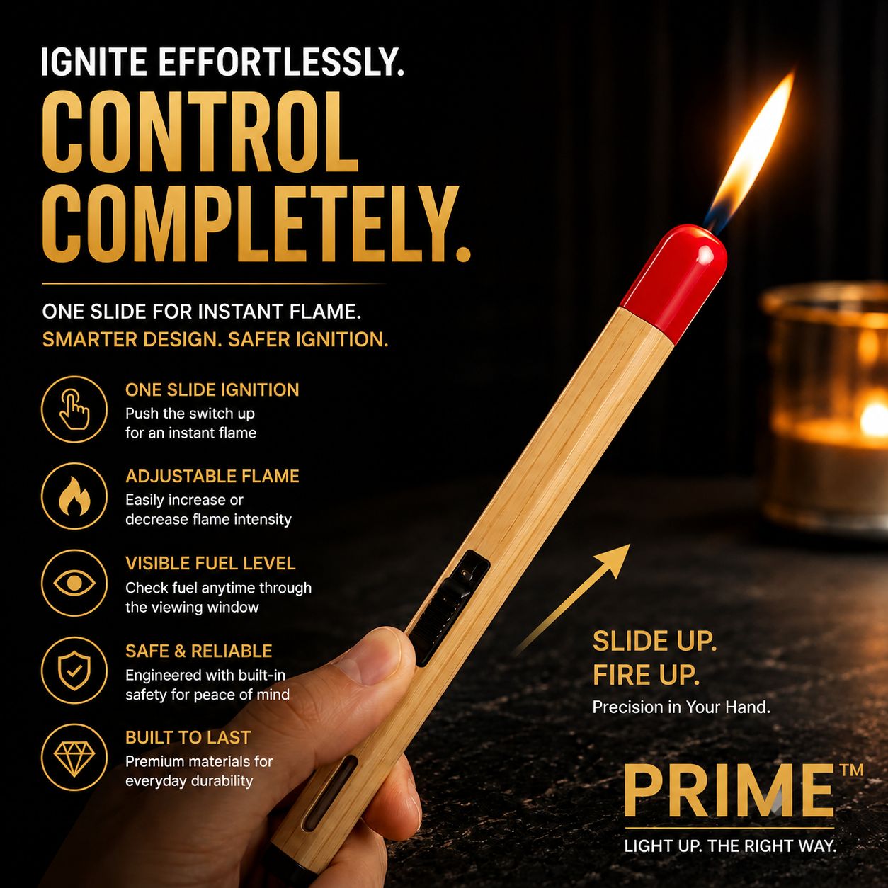 Refillable Matchstick Lighter