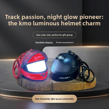 🏍️ Mini Helmet Keychain 🔑✨