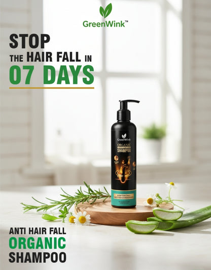 GreenWink Anti Hair Fall Organic Shampoo- 300ml