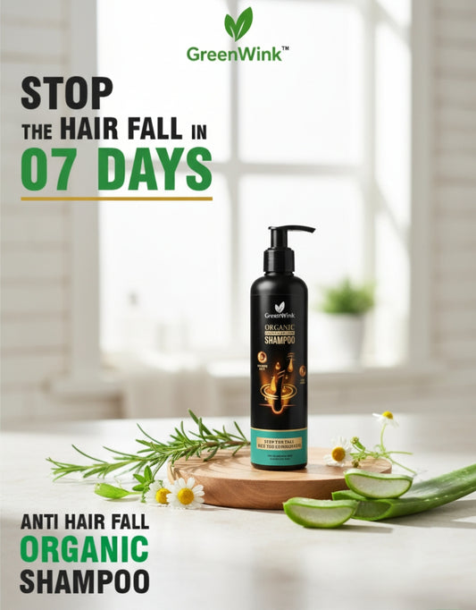GreenWink Anti Hair Fall Organic Shampoo- 300ml