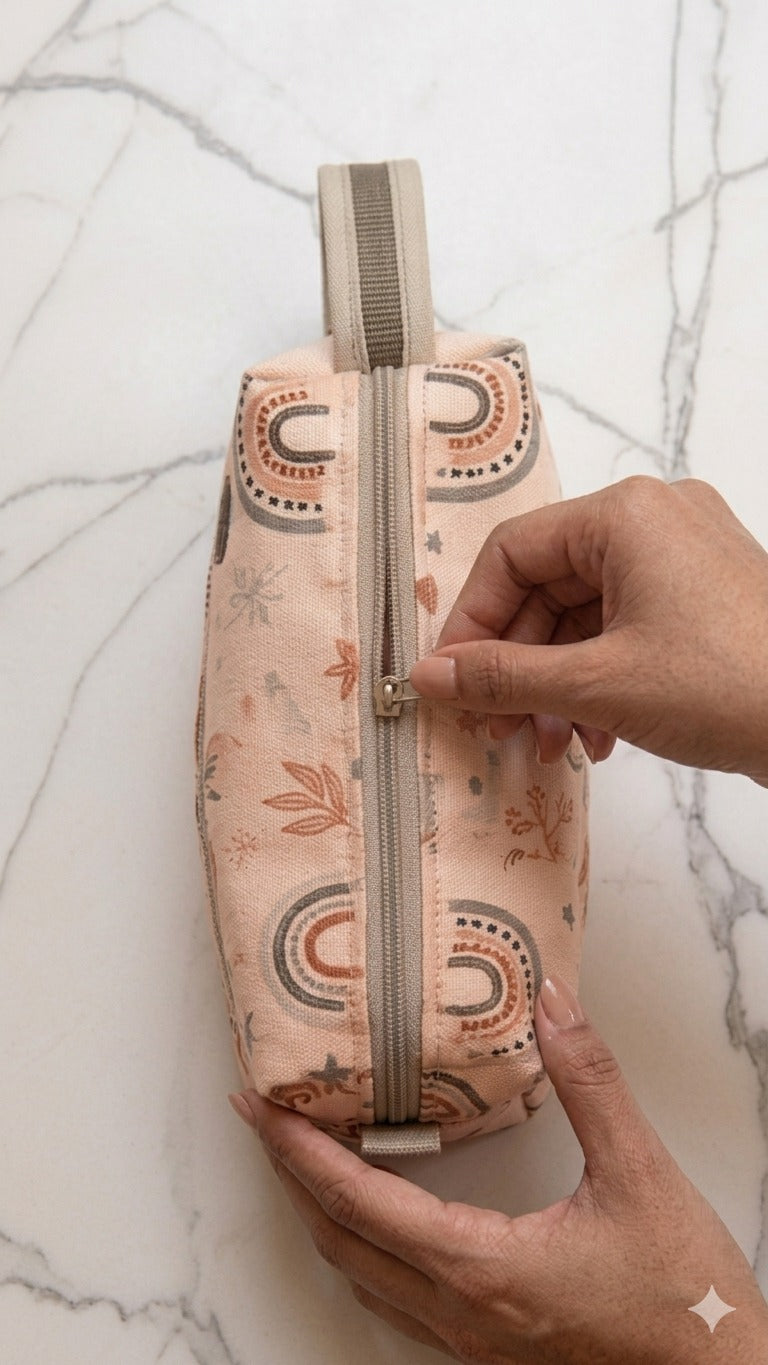 Four Zipper Pencil Pouch