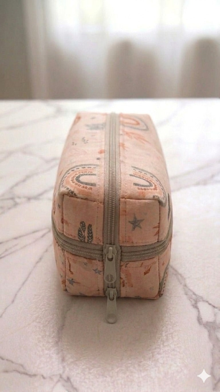 Four Zipper Pencil Pouch