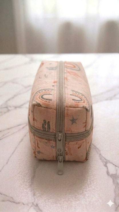 Four Zipper Pencil Pouch