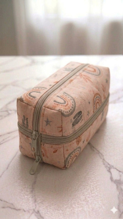 Four Zipper Pencil Pouch