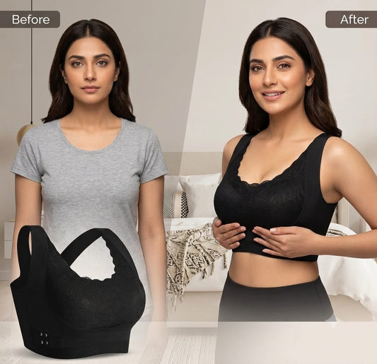 Front Closure Posture Correcting Bra for Active Women