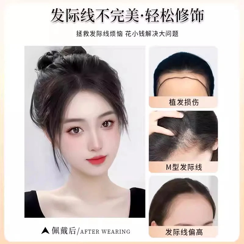 Front Matte Hair Invisible Bangs
