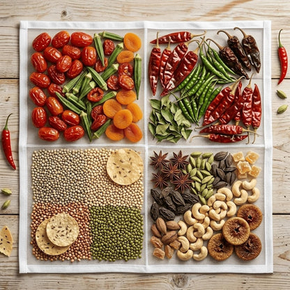 Universal Hygienic Sun Drying Mat for Masala, Haldi, Rice and more