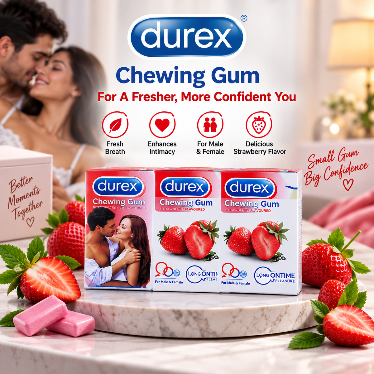 FreshMoment™ Strawberry Gum